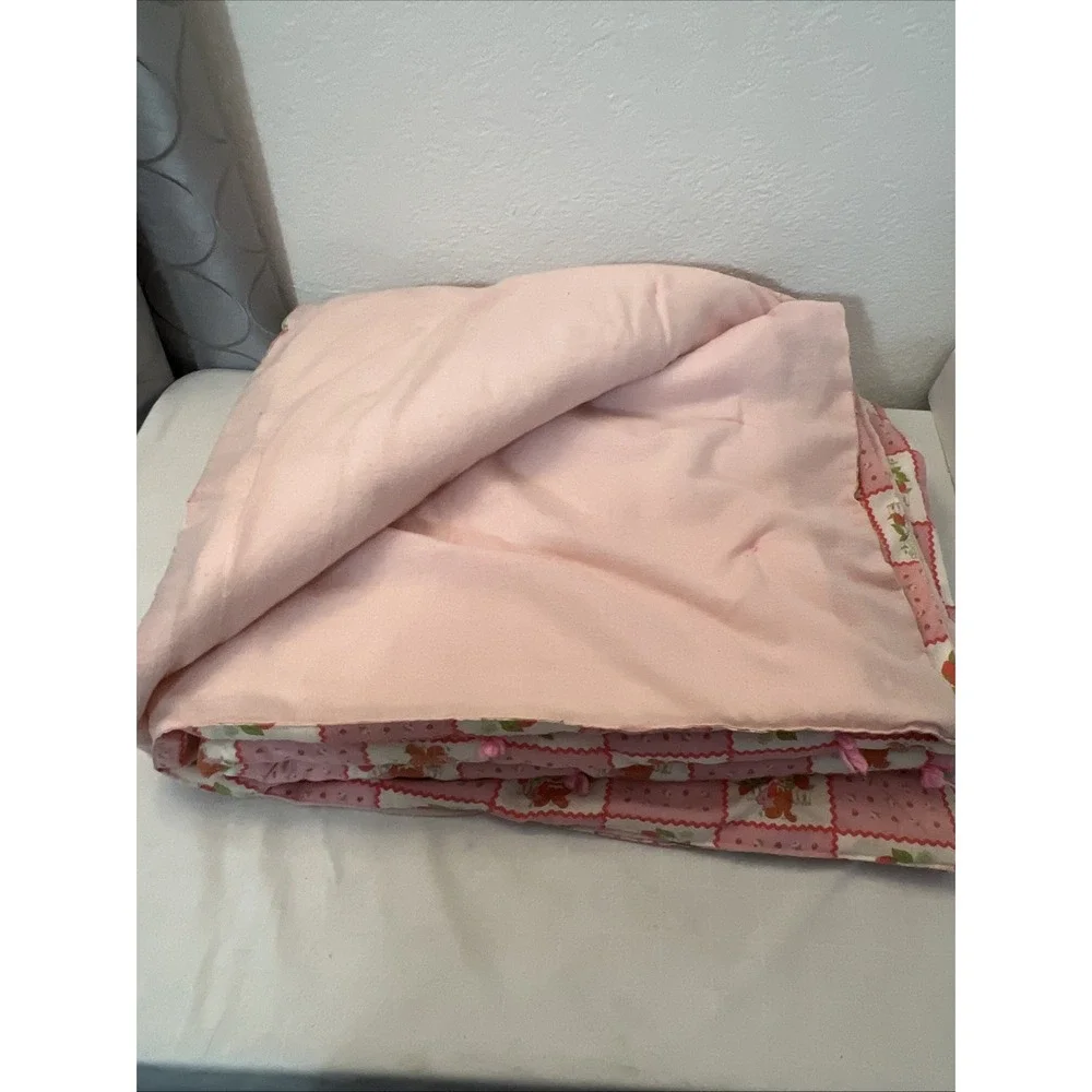 Vintage Strawberry Shortcake Comforter Throw Lap Quilt‎ Toddler 44